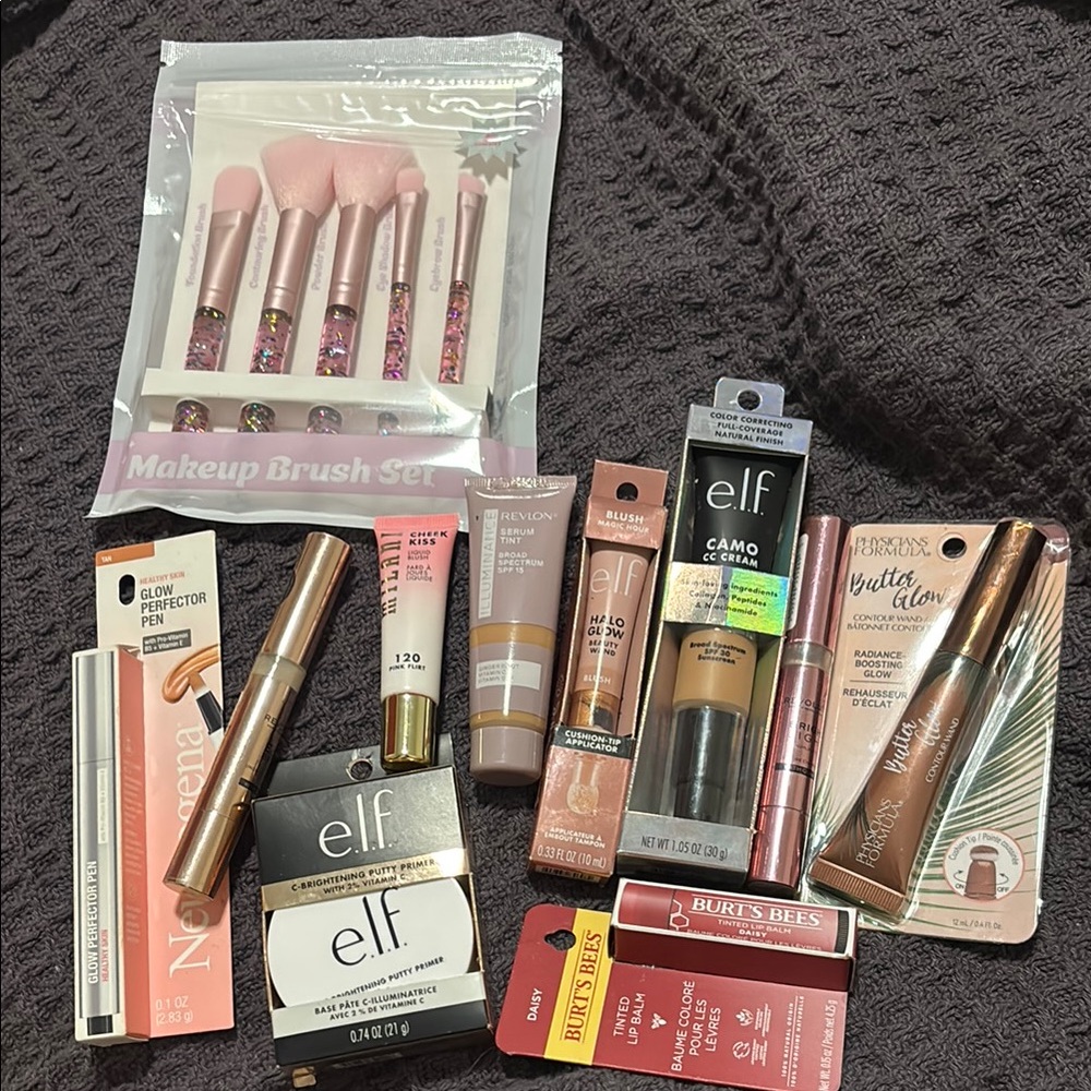 Makeup—e.l.f/Burts Bees/Neutrogena/Physician’s Formula/Revlon/Milani/Revolution